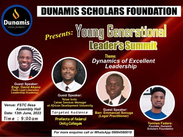 YOUNG GENERATIONAL LEADER'S SUMMIT ILLESA